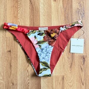 Mara Hoffman Reva white multi floral bottom